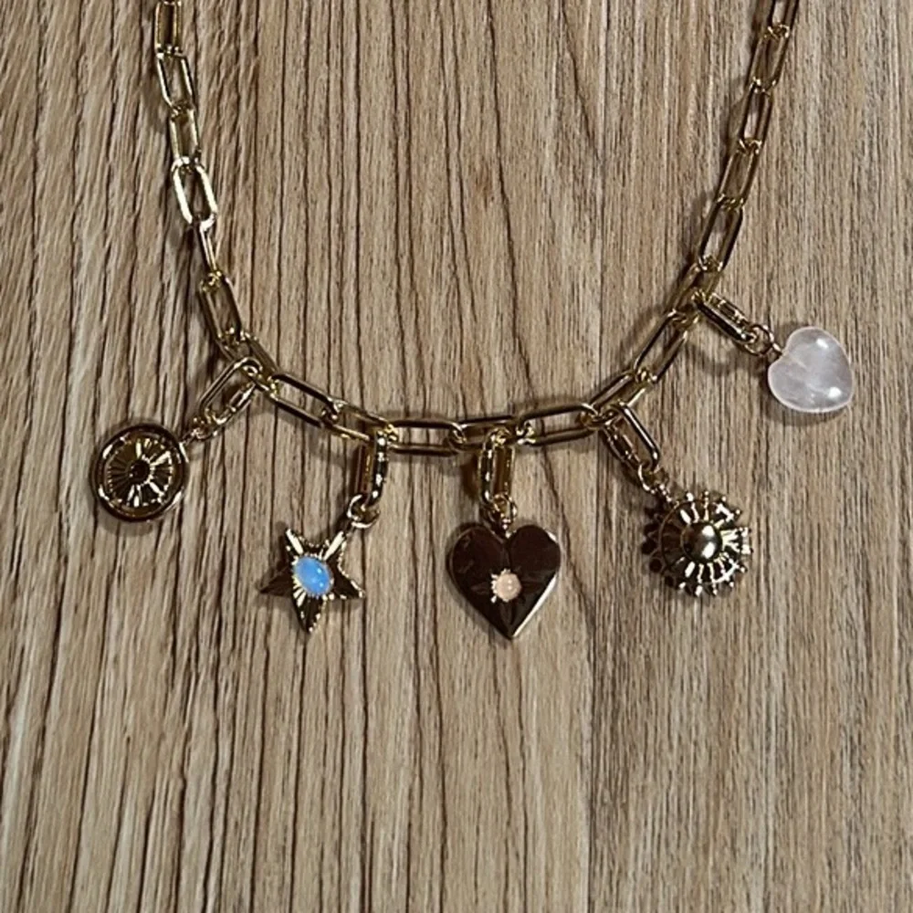 Universal Thread Gold Charm Necklace - Picture 2 of 9